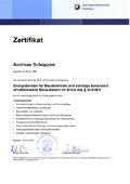 Zertifikat Energiberater Baudenkmale